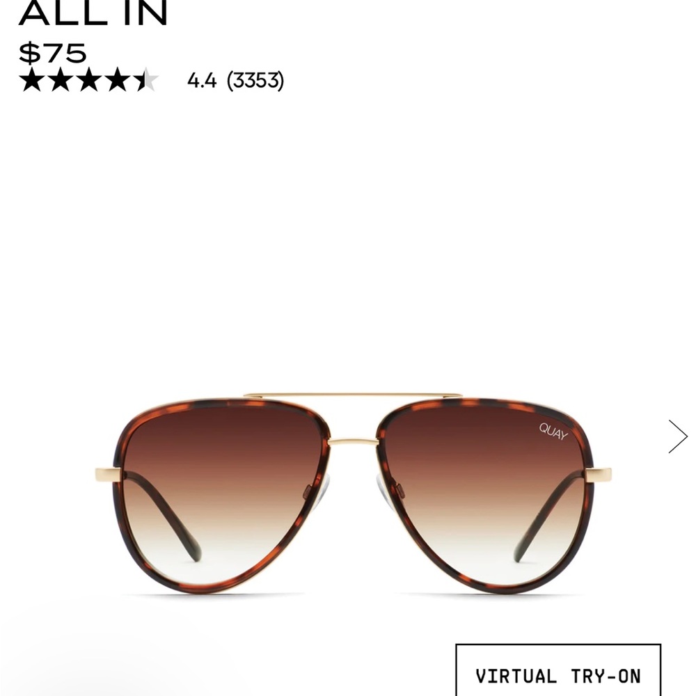 Quay All In Mini Sunglasses